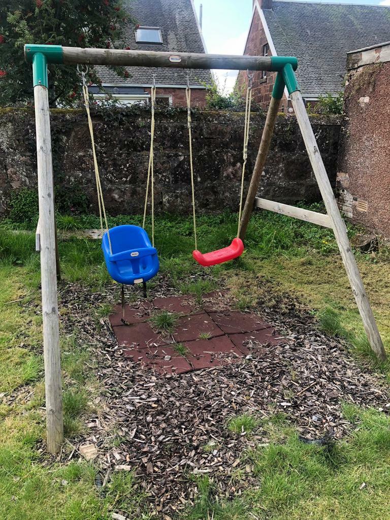 little tikes double swing